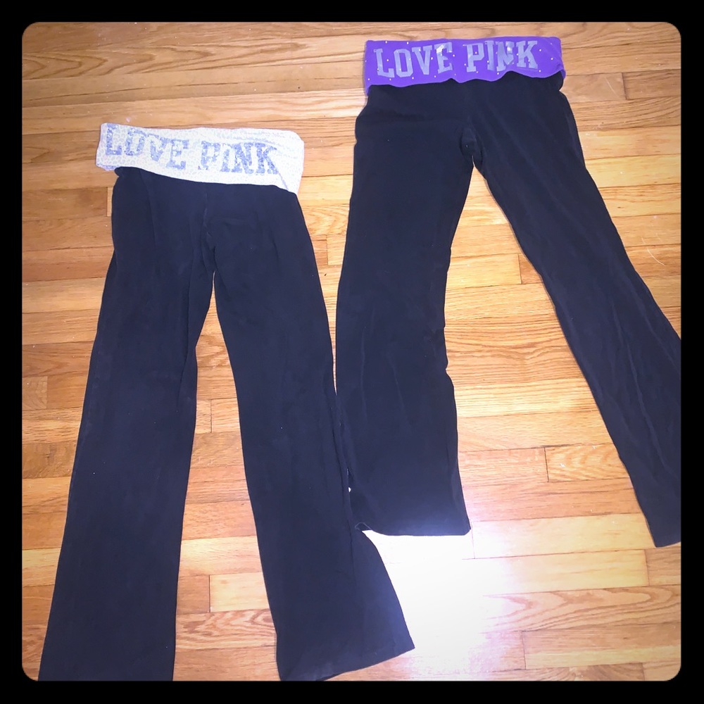 Pink Yoga Pants - set of 2